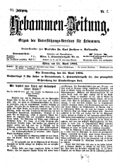 Hebammen-Zeitung 18920415 Seite: 1