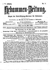 Hebammen-Zeitung 18920515 Seite: 1