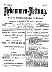 Hebammen-Zeitung 18920915 Seite: 1