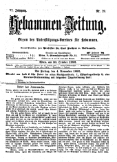 Hebammen-Zeitung 18921030 Seite: 1