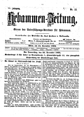 Hebammen-Zeitung 18921215 Seite: 1