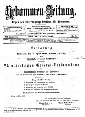 Hebammen-Zeitung 18930315 Seite: 1