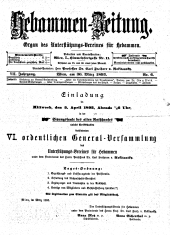 Hebammen-Zeitung 18930330 Seite: 1