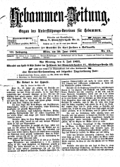 Hebammen-Zeitung 18930630 Seite: 1
