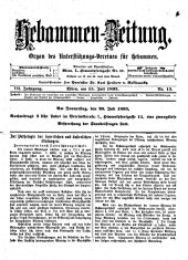 Hebammen-Zeitung 18930715 Seite: 1