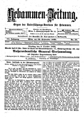 Hebammen-Zeitung 18930930 Seite: 1