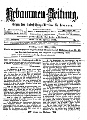 Hebammen-Zeitung 18940228 Seite: 1
