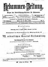 Hebammen-Zeitung 18940315 Seite: 1
