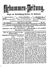 Hebammen-Zeitung 18940615 Seite: 1