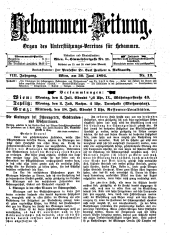 Hebammen-Zeitung 18940630 Seite: 1
