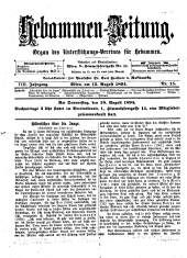 Hebammen-Zeitung 18940815 Seite: 1