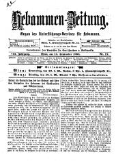 Hebammen-Zeitung 18940915 Seite: 1