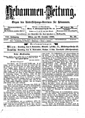 Hebammen-Zeitung 18941030 Seite: 1