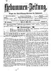 Hebammen-Zeitung 18950515 Seite: 1