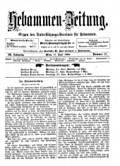 Hebammen-Zeitung 18950615 Seite: 1