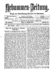 Hebammen-Zeitung 18950815 Seite: 1