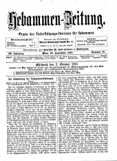 Hebammen-Zeitung 18950930 Seite: 1