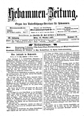 Hebammen-Zeitung 18951015 Seite: 1