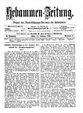 Hebammen-Zeitung 18960215 Seite: 1