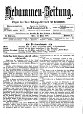 Hebammen-Zeitung 18960315 Seite: 1