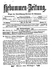 Hebammen-Zeitung 18960730 Seite: 1