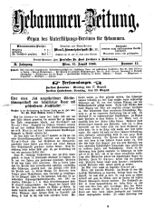 Hebammen-Zeitung 18960815 Seite: 1