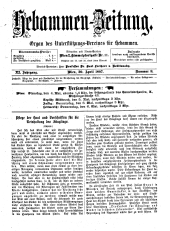 Hebammen-Zeitung 18970430 Seite: 1