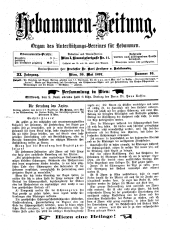Hebammen-Zeitung 18970530 Seite: 1