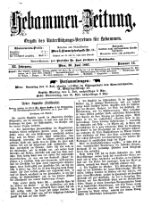 Hebammen-Zeitung 18970630 Seite: 1