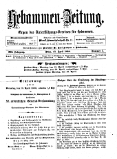 Hebammen-Zeitung 18980415 Seite: 1