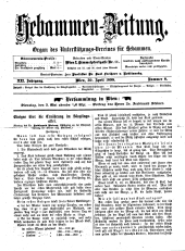 Hebammen-Zeitung 18980430 Seite: 1