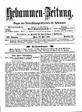 Hebammen-Zeitung 18980530 Seite: 1