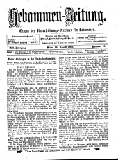 Hebammen-Zeitung 18980815 Seite: 1