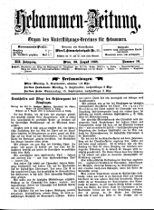 Hebammen-Zeitung 18980830 Seite: 1