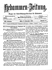 Hebammen-Zeitung 18981115 Seite: 1