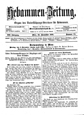 Hebammen-Zeitung 18981130 Seite: 1