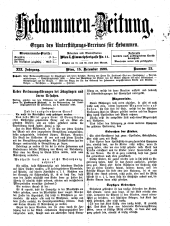 Hebammen-Zeitung 18981215 Seite: 1