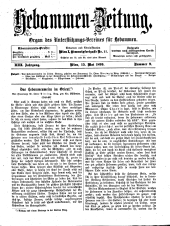 Hebammen-Zeitung 18990515 Seite: 1
