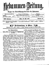 Hebammen-Zeitung 18990530 Seite: 1
