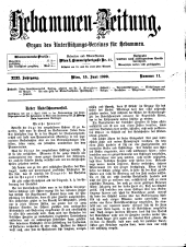 Hebammen-Zeitung 18990615 Seite: 1