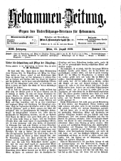 Hebammen-Zeitung 18990815 Seite: 1