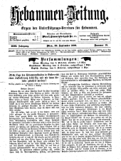 Hebammen-Zeitung 18990930 Seite: 1