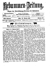 Hebammen-Zeitung 18991030 Seite: 1