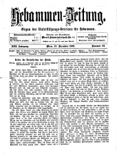 Hebammen-Zeitung 18991215 Seite: 1