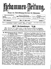 Hebammen-Zeitung 19000315 Seite: 1