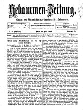 Hebammen-Zeitung 19000515 Seite: 1