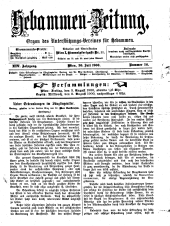 Hebammen-Zeitung 19000730 Seite: 1