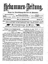 Hebammen-Zeitung 19001130 Seite: 1