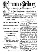 Hebammen-Zeitung 19010415 Seite: 1