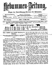 Hebammen-Zeitung 19010515 Seite: 1